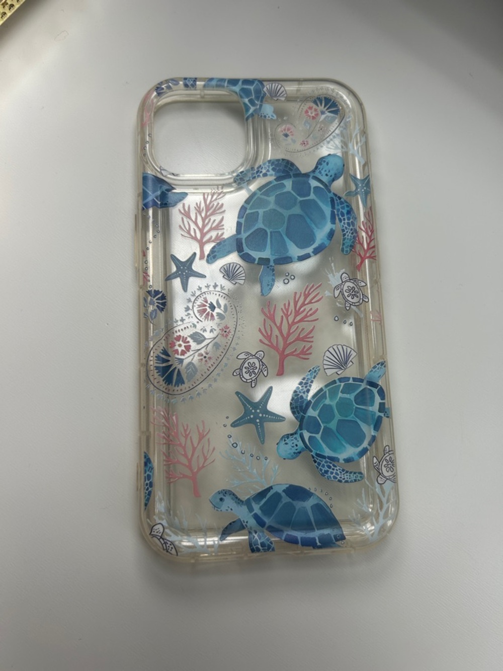 Clear Sea Turtle iPhone Case